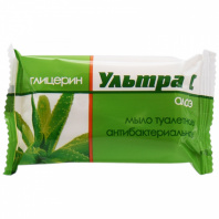 Мыло туалетное 90г Антибактериальное "Ультра С" 72шт/кор