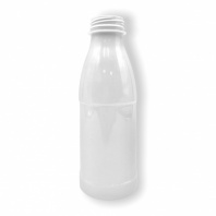 Бутылка 0,45л D-38мм Milk белая 300шт/упак